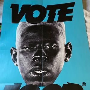 Tyler the Creator Vote Igor Poster Blue